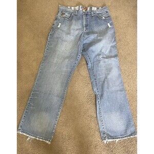 akademiks jeans Vintage Size 40 Music Notes Blue  Piano Embroidered Hip hop